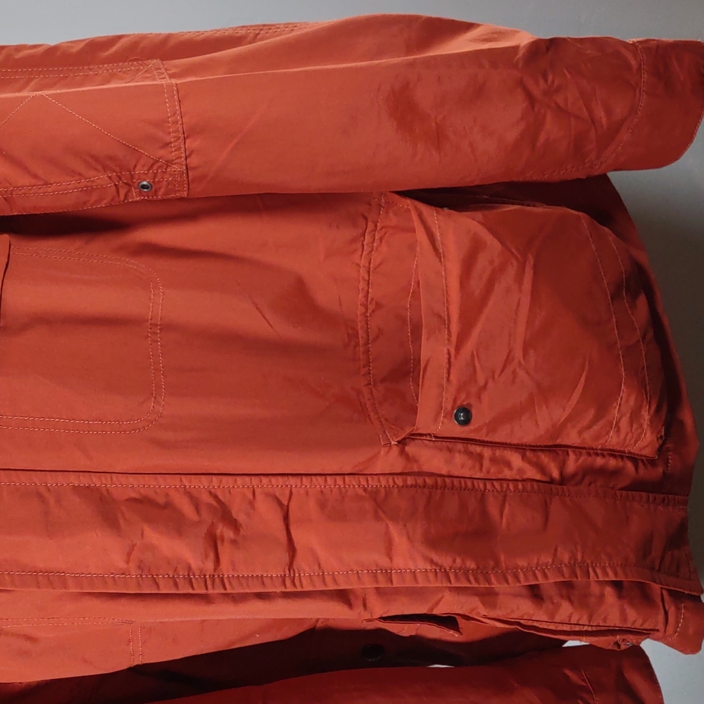 Lands' End Nylon Windbreaker Style Utility Jacket. - Picture 9 of 13